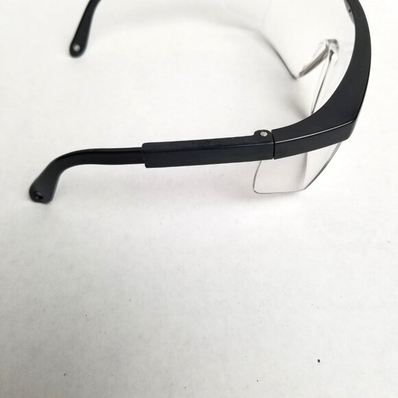 ANSI Z87.1 Polycarbonate Safety Glasses Clear Lens Workwear Lab Industrial PPE - Picture 7 of 9